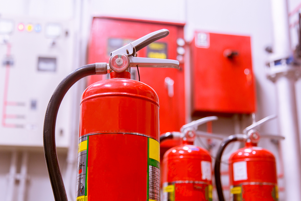 Fire,Extinguishers,Available,In,Fire,Emergencies.